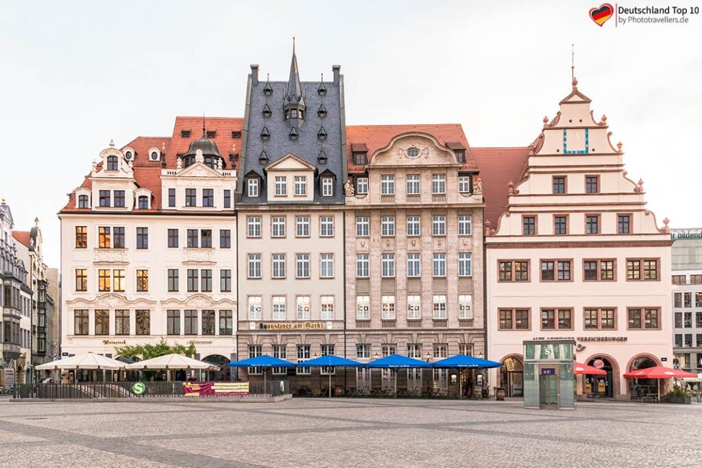 Der Marktplatz in Leipzig